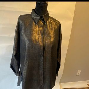 Sportsworks gold button up